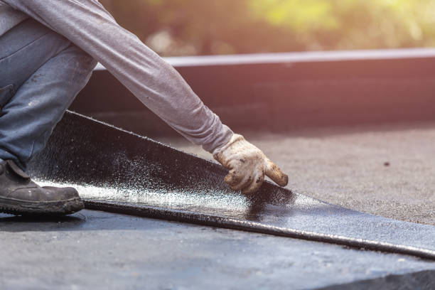 Professional Emergency Waterproofing technician working in Pioneer, OH